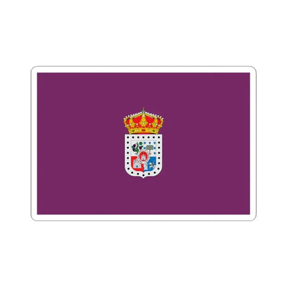 Flag of Soria Spain - STICKER Vinyl Kiss-Cut Decal 4 Inch White - The Sticker Space