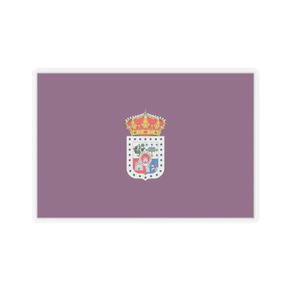 Flag of Soria Spain - STICKER Vinyl Kiss-Cut Decal 6 Inch Transparent - The Sticker Space