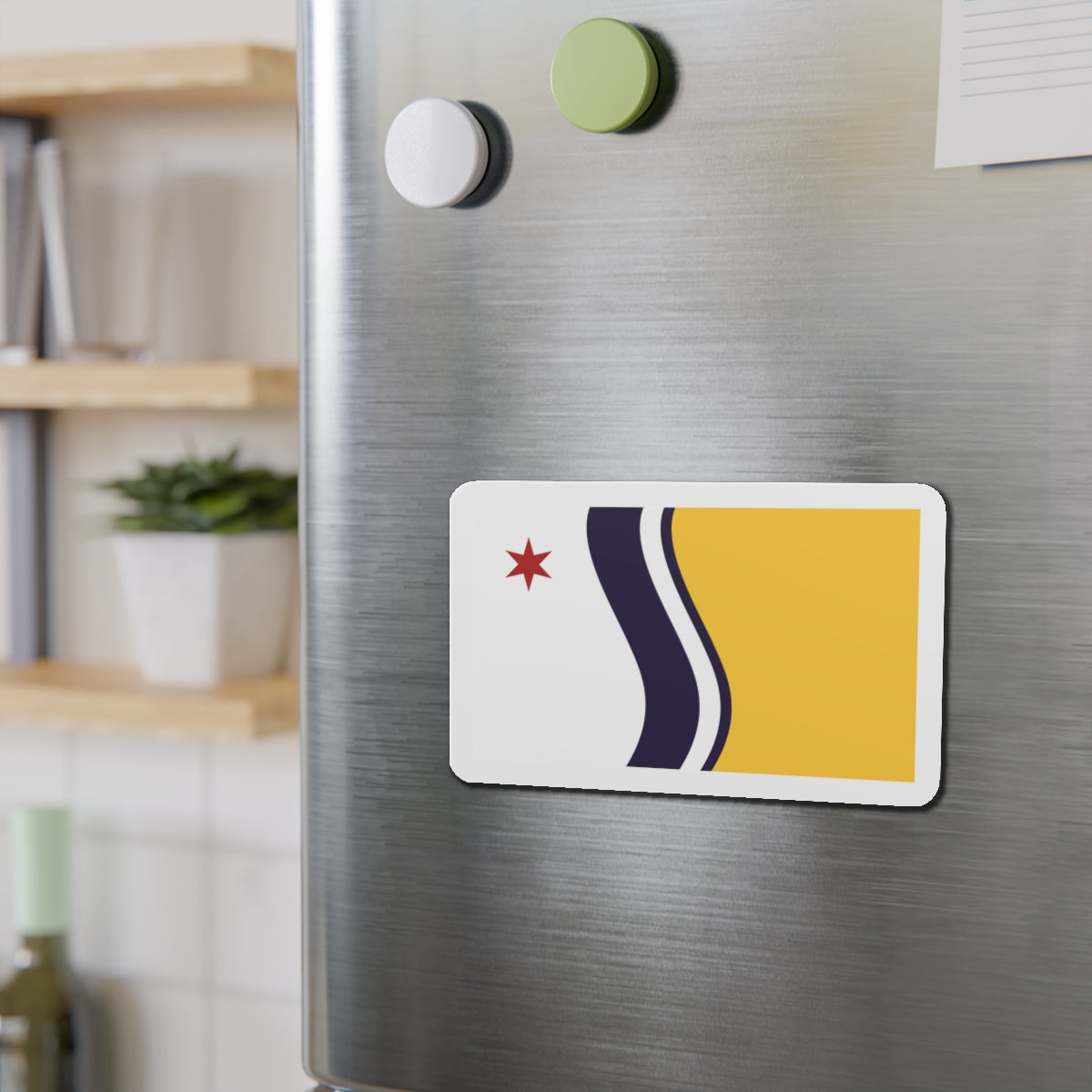 Flag of South Bend Indiana - Die-Cut Magnet-The Sticker Space