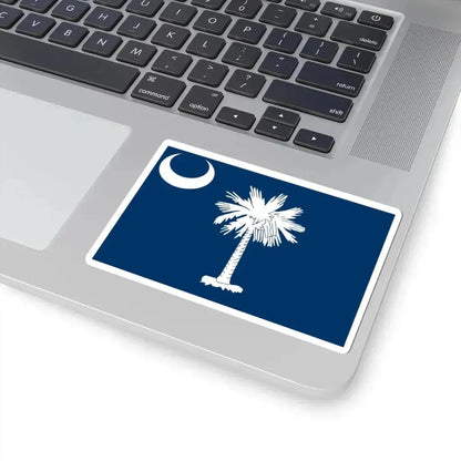 Flag of South Carolina 1861-1910 (United States) STICKER Vinyl Kiss-Cut Decal - The Sticker Space