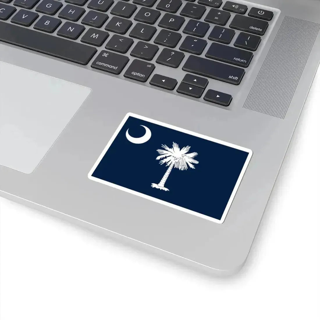Flag of South Carolina (United States) STICKER Vinyl Kiss-Cut Decal - The Sticker Space