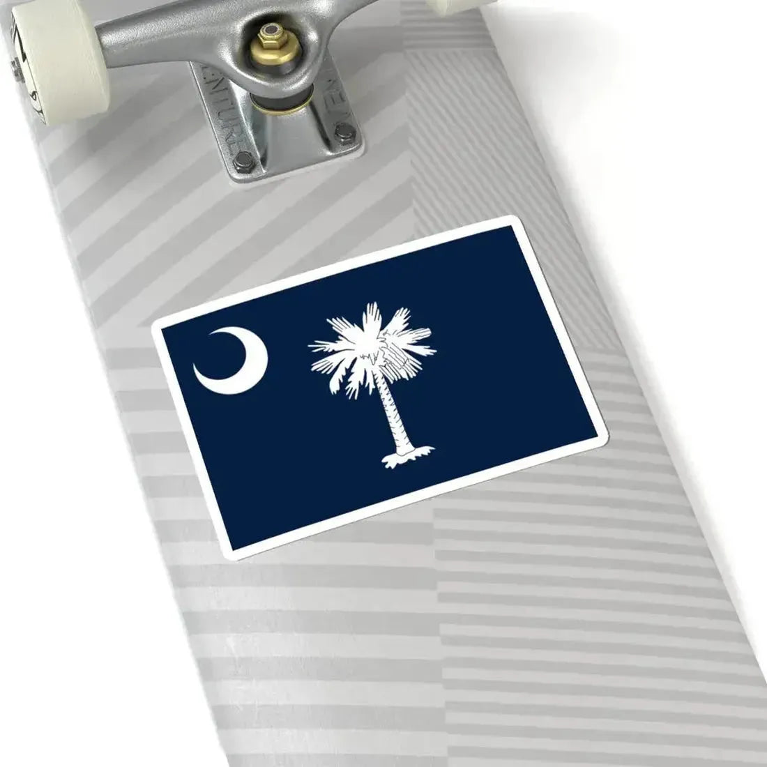 Flag of South Carolina (United States) STICKER Vinyl Kiss-Cut Decal - The Sticker Space