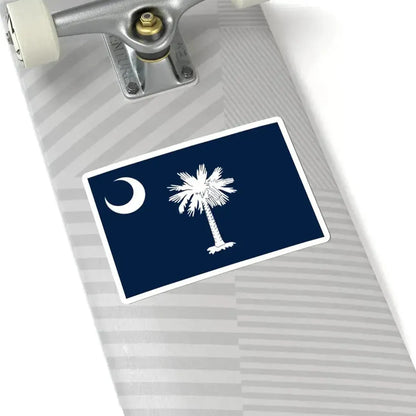Flag of South Carolina (United States) STICKER Vinyl Kiss-Cut Decal - The Sticker Space