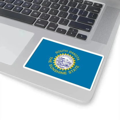 Flag of South Dakota 1963-1992 (United States) STICKER Vinyl Kiss-Cut Decal - The Sticker Space