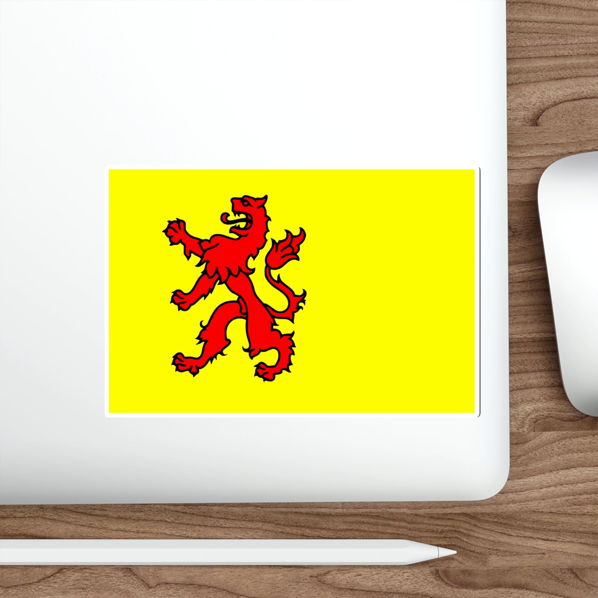 Flag of South Holland Netherlands STICKER Vinyl Die-Cut Decal-The Sticker Space