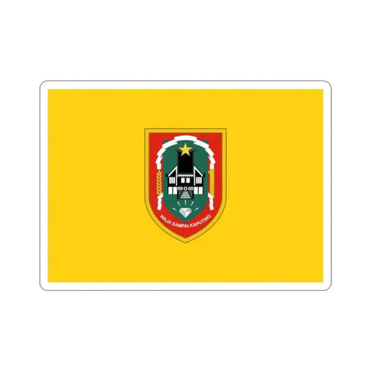 Flag of South Kalimantan Indonesia STICKER Vinyl Die-Cut Decal 2 Inch - The Sticker Space