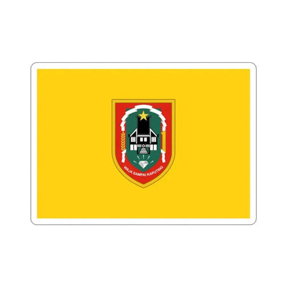 Flag of South Kalimantan Indonesia STICKER Vinyl Die-Cut Decal 2 Inch - The Sticker Space
