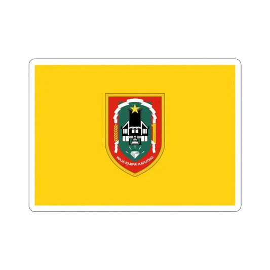Flag of South Kalimantan Indonesia STICKER Vinyl Die-Cut Decal 2 Inch - The Sticker Space