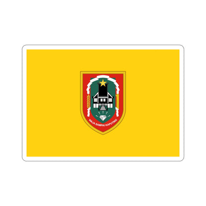 Flag of South Kalimantan Indonesia STICKER Vinyl Die-Cut Decal-5 Inch-The Sticker Space