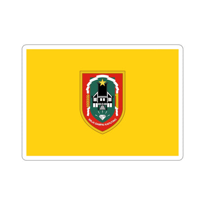 Flag of South Kalimantan Indonesia STICKER Vinyl Die-Cut Decal-6 Inch-The Sticker Space