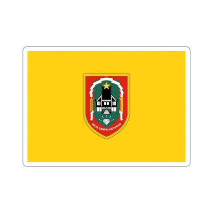 Flag of South Kalimantan Indonesia STICKER Vinyl Die-Cut Decal - The Sticker Space