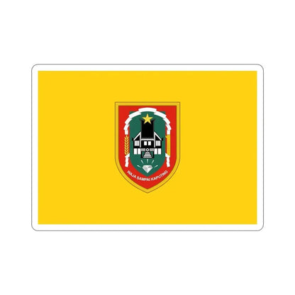 Flag of South Kalimantan Indonesia STICKER Vinyl Die-Cut Decal - The Sticker Space