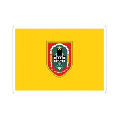 Flag of South Kalimantan Indonesia STICKER Vinyl Die-Cut Decal - The Sticker Space
