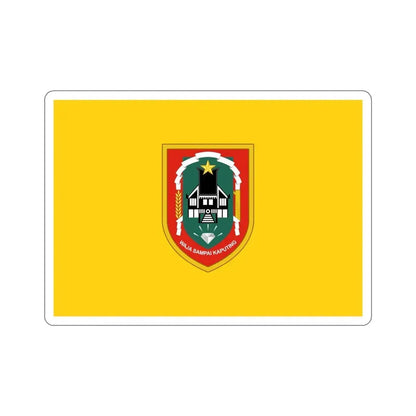 Flag of South Kalimantan Indonesia STICKER Vinyl Die-Cut Decal - The Sticker Space