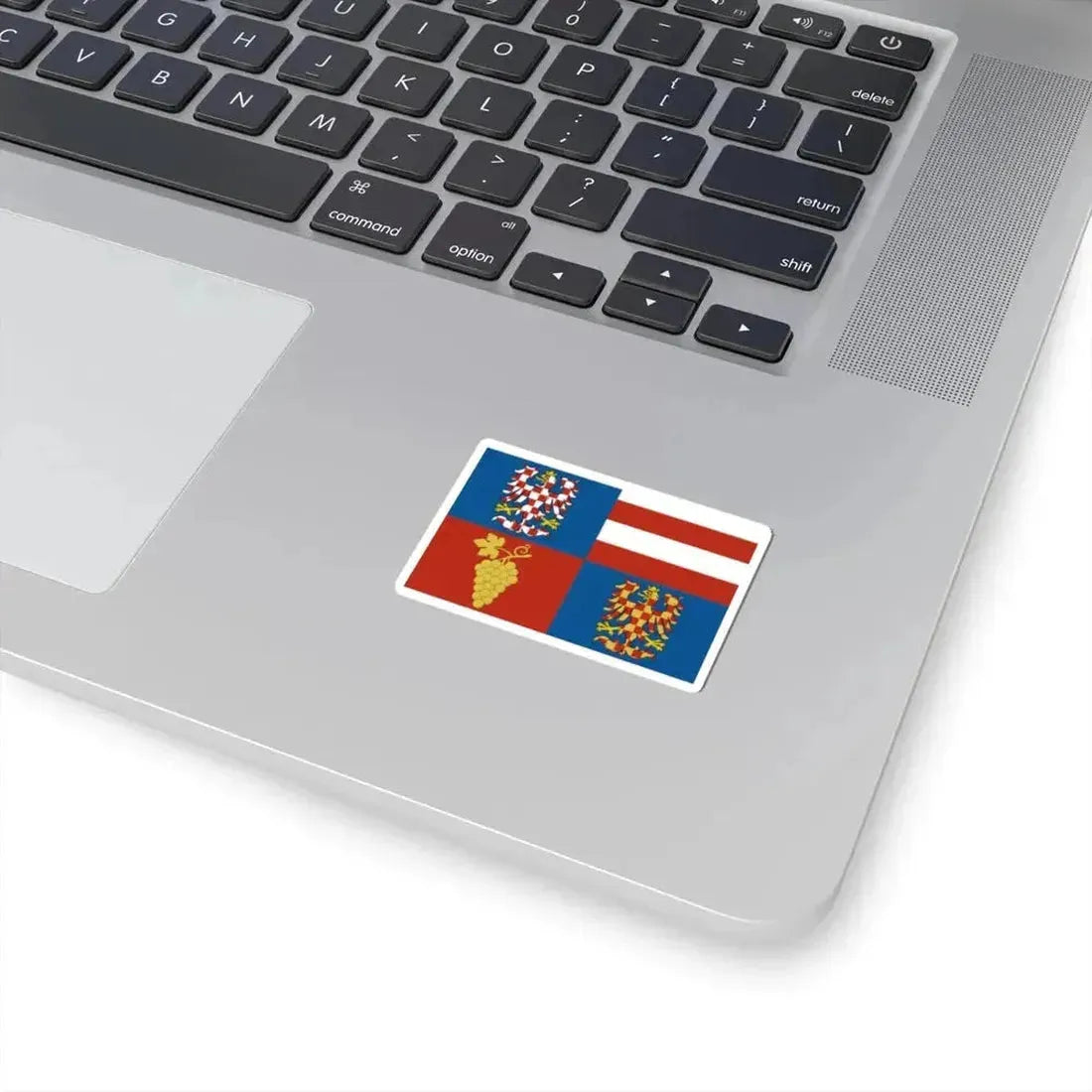 Flag of South Moravian Region (Czech Republic) STICKER Vinyl Kiss-Cut Decal - The Sticker Space