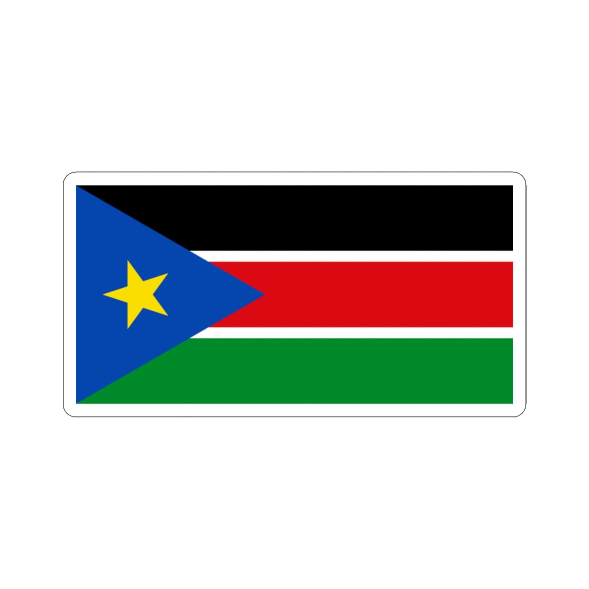 Flag of South Sudan STICKER Vinyl Die-Cut Decal-2 Inch-The Sticker Space