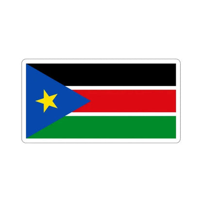 Flag of South Sudan STICKER Vinyl Die-Cut Decal - The Sticker Space