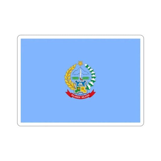 Flag of South Sulawesi Indonesia STICKER Vinyl Die-Cut Decal 2 Inch - The Sticker Space