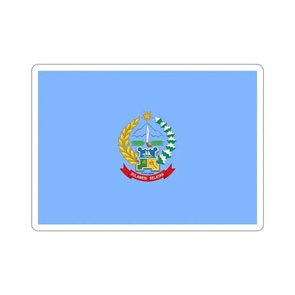 Flag of South Sulawesi Indonesia STICKER Vinyl Die-Cut Decal 3 Inch - The Sticker Space