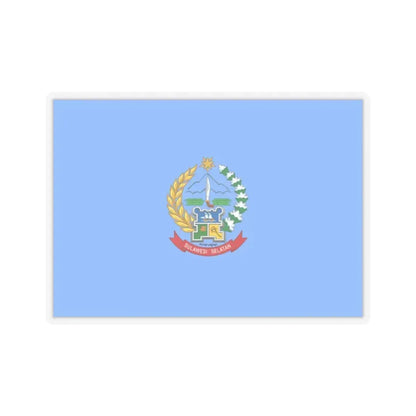 Flag of South Sulawesi Indonesia - STICKER Vinyl Kiss-Cut Decal 2 Inch Transparent - The Sticker Space