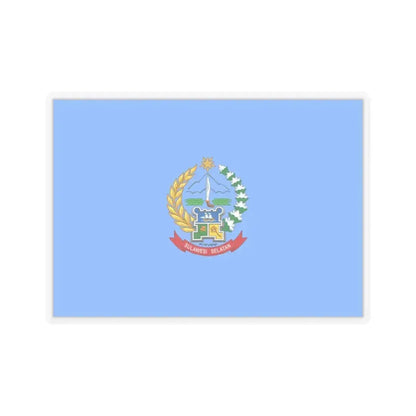 Flag of South Sulawesi Indonesia - STICKER Vinyl Kiss-Cut Decal 3 Inch Transparent - The Sticker Space