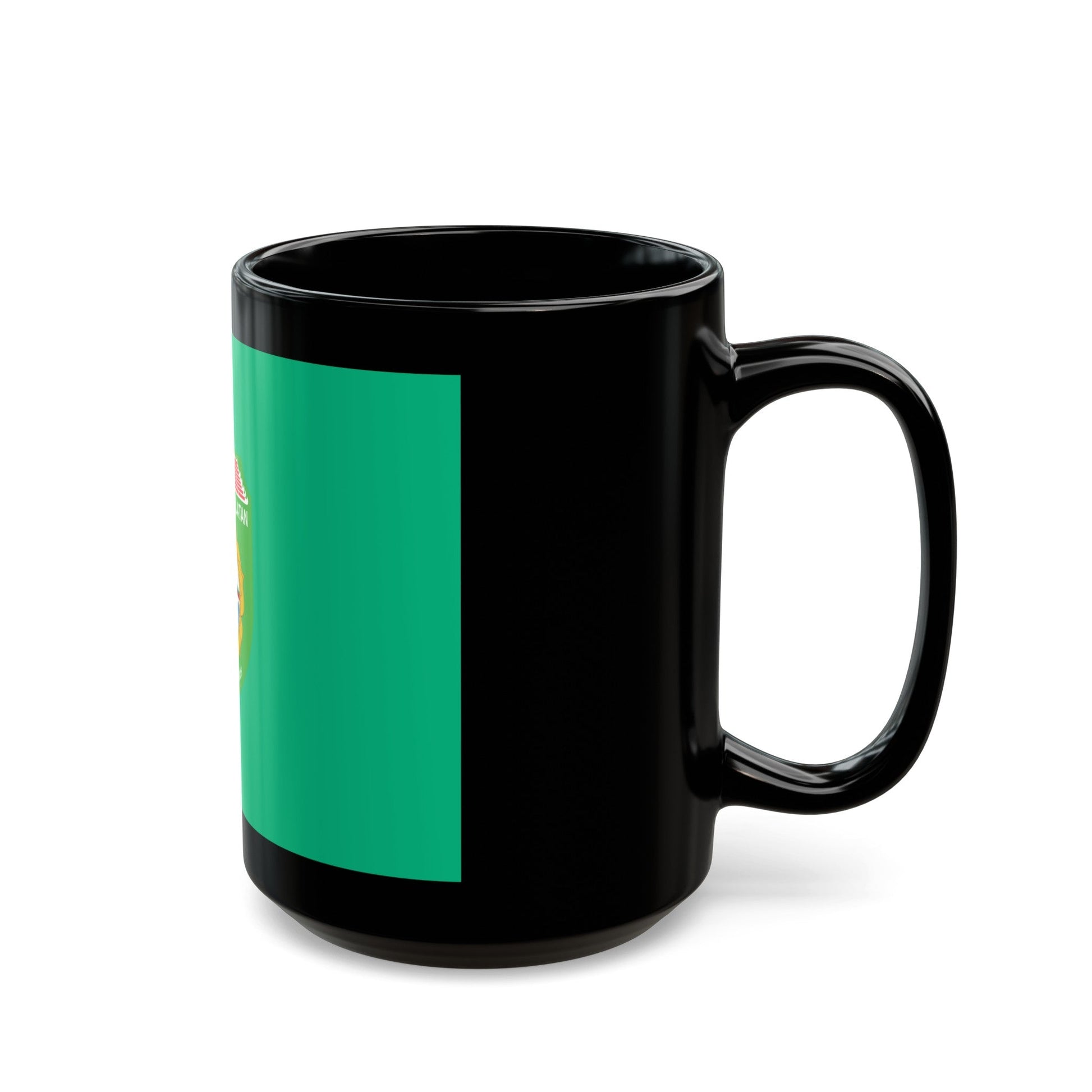 Flag of South Sumatra Indonesia - Black Coffee Mug-The Sticker Space