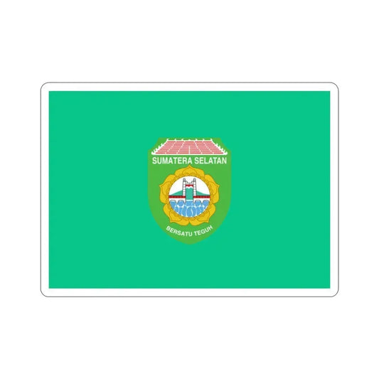 Flag of South Sumatra Indonesia STICKER Vinyl Die-Cut Decal 2 Inch - The Sticker Space
