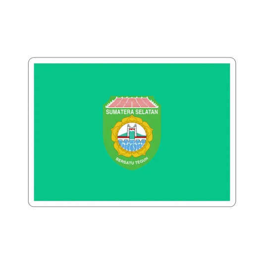 Flag of South Sumatra Indonesia STICKER Vinyl Die-Cut Decal 2 Inch - The Sticker Space