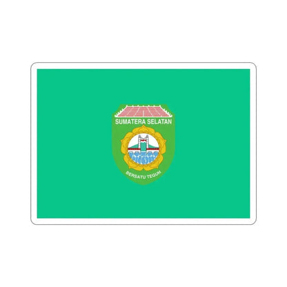 Flag of South Sumatra Indonesia STICKER Vinyl Die-Cut Decal 3 Inch - The Sticker Space