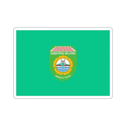 Flag of South Sumatra Indonesia STICKER Vinyl Die-Cut Decal 3 Inch - The Sticker Space