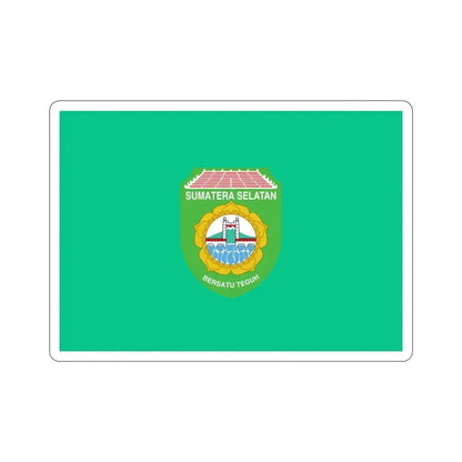 Flag of South Sumatra Indonesia STICKER Vinyl Die-Cut Decal 4 Inch - The Sticker Space