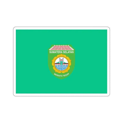 Flag of South Sumatra Indonesia STICKER Vinyl Die-Cut Decal 5 Inch - The Sticker Space