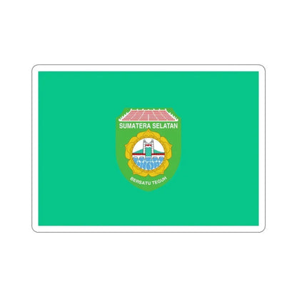 Flag of South Sumatra Indonesia STICKER Vinyl Die-Cut Decal 5 Inch - The Sticker Space