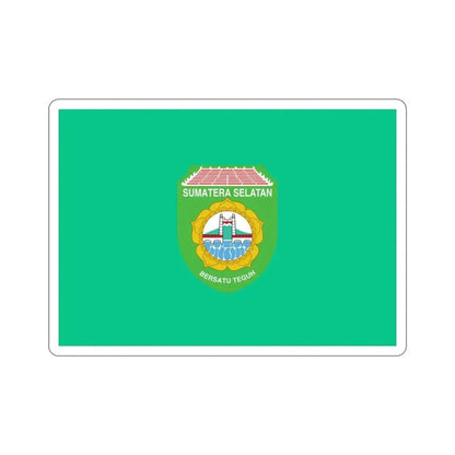 Flag of South Sumatra Indonesia STICKER Vinyl Die-Cut Decal - The Sticker Space