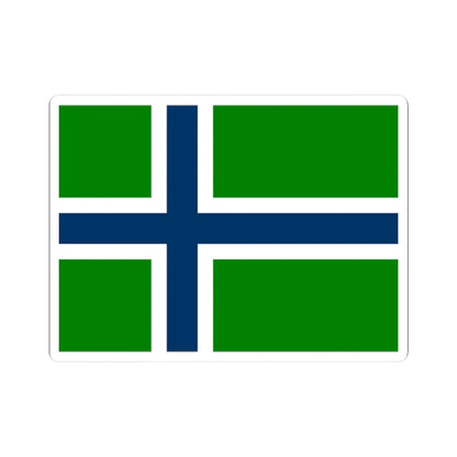 Flag of South Uist (Scotland) STICKER Vinyl Kiss-Cut Decal 2 Inch White - The Sticker Space
