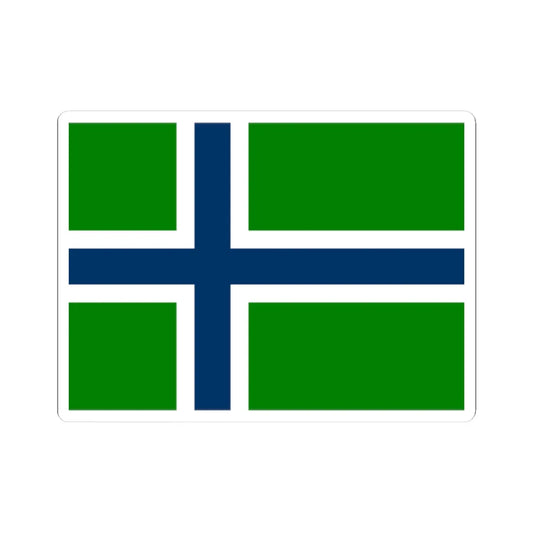 Flag of South Uist (Scotland) STICKER Vinyl Kiss-Cut Decal 2 Inch White - The Sticker Space
