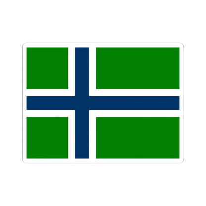Flag of South Uist (Scotland) STICKER Vinyl Kiss-Cut Decal 3 Inch White - The Sticker Space