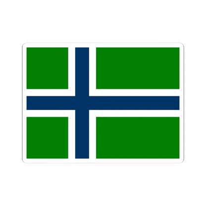 Flag of South Uist (Scotland) STICKER Vinyl Kiss-Cut Decal 4 Inch White - The Sticker Space