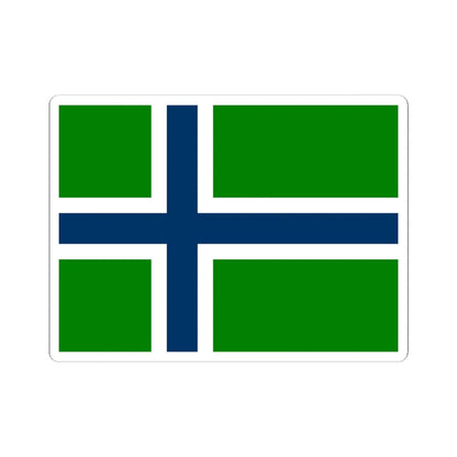 Flag of South Uist (Scotland) STICKER Vinyl Kiss-Cut Decal 6 Inch White - The Sticker Space