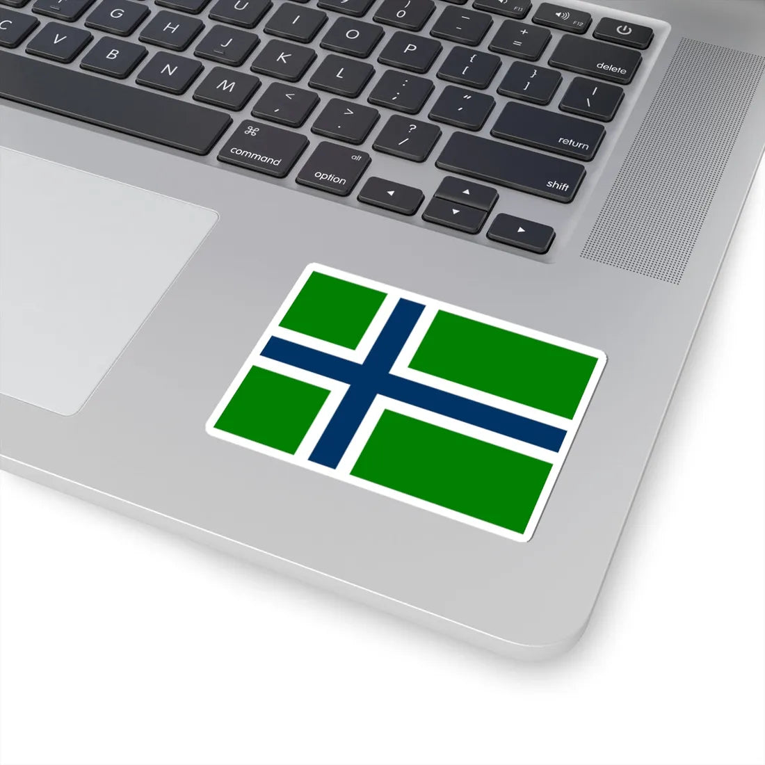 Flag of South Uist (Scotland) STICKER Vinyl Kiss-Cut Decal - The Sticker Space