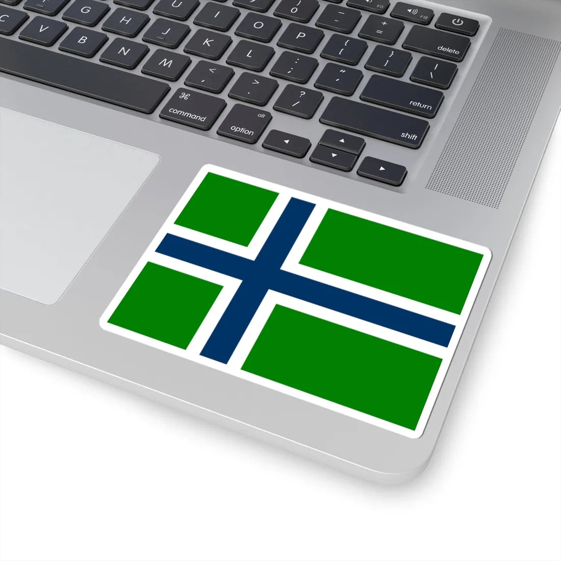 Flag of South Uist (Scotland) STICKER Vinyl Kiss-Cut Decal - The Sticker Space