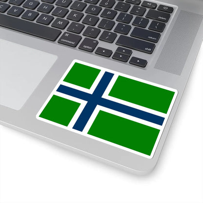Flag of South Uist (Scotland) STICKER Vinyl Kiss-Cut Decal - The Sticker Space