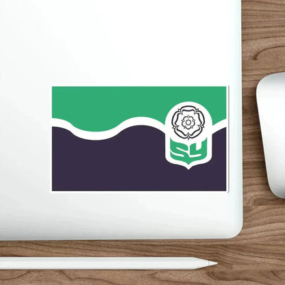 Flag of South Yorkshire UK STICKER Vinyl Die-Cut Decal - The Sticker Space