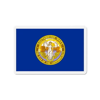 Flag of Southbridge Massachusetts - Refrigerator Magnet 2 Inch - The Sticker Space
