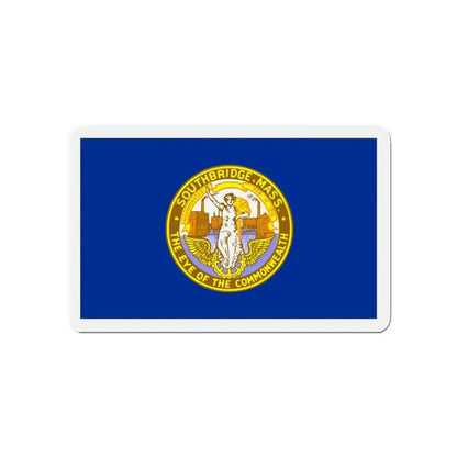 Flag of Southbridge Massachusetts - Refrigerator Magnet 4 Inch - The Sticker Space