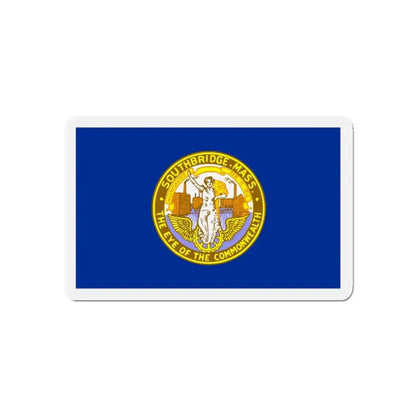 Flag of Southbridge Massachusetts - Refrigerator Magnet 5 Inch - The Sticker Space
