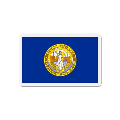 Flag of Southbridge Massachusetts - Refrigerator Magnet 6 Inch - The Sticker Space