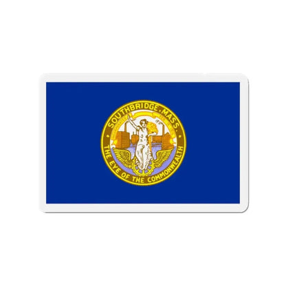 Flag of Southbridge Massachusetts - Refrigerator Magnet - The Sticker Space