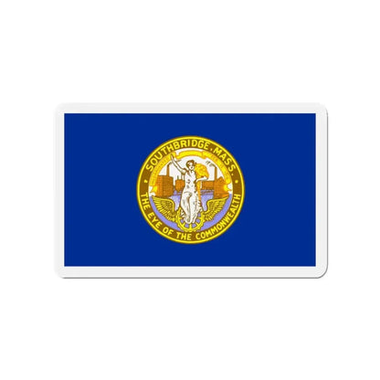Flag of Southbridge Massachusetts - Refrigerator Magnet - The Sticker Space