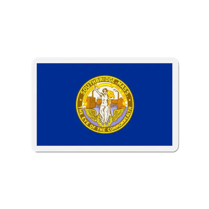 Flag of Southbridge Massachusetts - Refrigerator Magnet - The Sticker Space